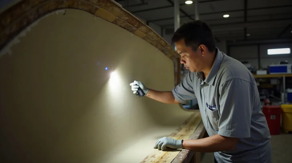 Inspecting Fibreglass Lay-Up Quality at a Lombok Yard: A Buyer's Eye Guide