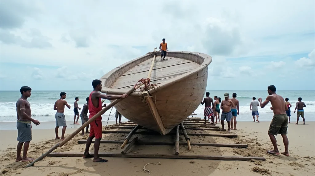 Launching Day at a Lombok Yard: Ramps, Tides and the First Float