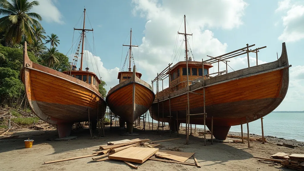 Build Process and Timeline — Lofting to Sea Trial — Lombok Boat Builder yard, West Nusa Tenggara