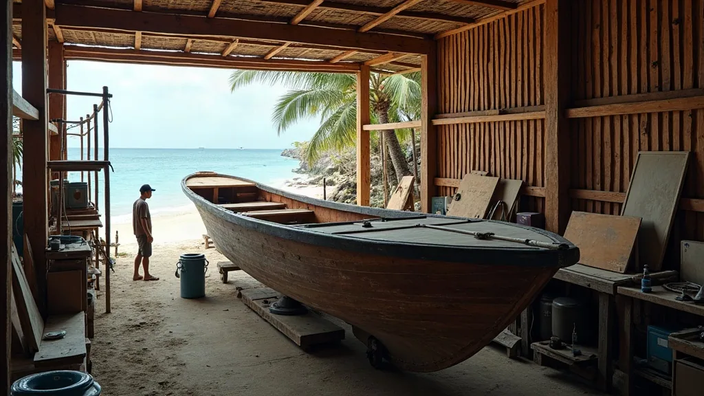 Designing a Dive Boat for Gili Operators: Tanks, Compressor and Ladder Placement — Lombok boatyard, West Nusa Tenggara