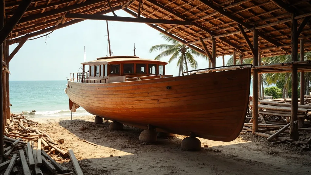 Liveaboard New Build in Lombok for Komodo and Eastern Routes — Lombok Boat Builder yard, West Nusa Tenggara