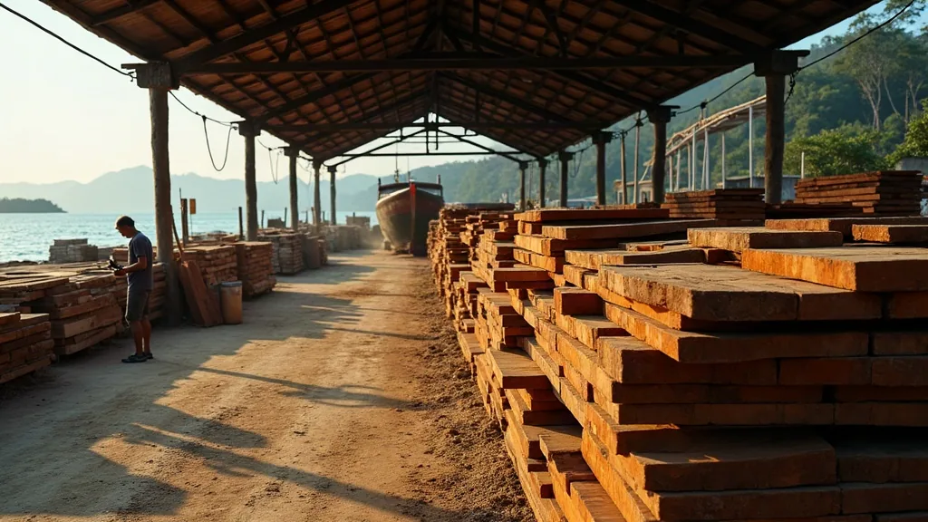 Ulin, Bengkirai or Teak? Choosing Hull Timber in Lombok — Lombok boatyard, West Nusa Tenggara